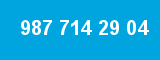 987 714 29 04 987 714 29 04